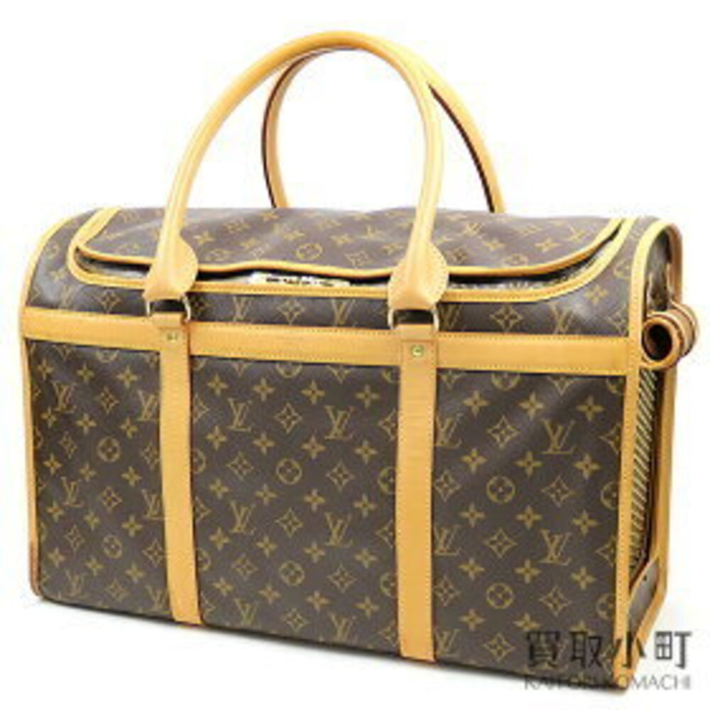 Louis Vuitton Sac Chien Monogram Dog Carrier Window Pet Bag Animal LV